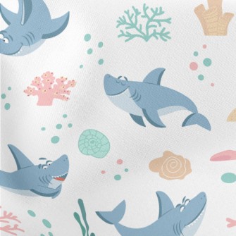Playful Shark Swimming Stretch Ponte