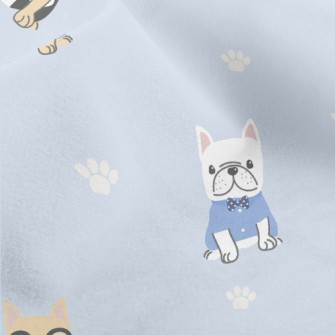 French Bulldog Wearing Clothes Micro Fleece