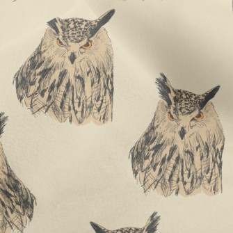 Sharp-eyed Owl Micro Fleece