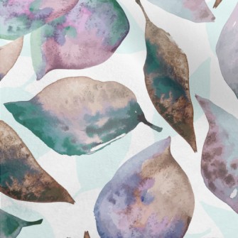 Watercolor Green Background Wi Micro Fleece