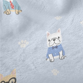 French Bulldog Wearing Clothes Minky
