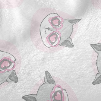 Raccoon Wearing Heart-shaped G Minky