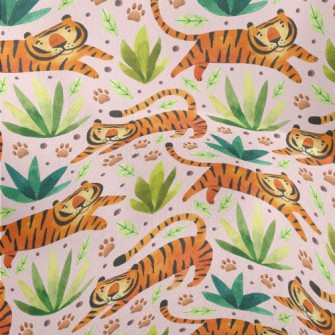 Tiger In The Rainforest Lightweight Performance Linen