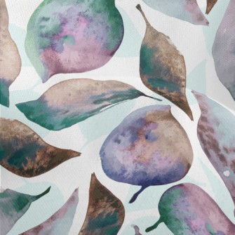 Watercolor Green Background Wi Lightweight Performance Linen