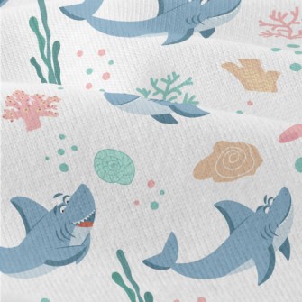 Playful Shark Swimming Modern Jersey