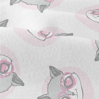 Raccoon Wearing Heart-shaped G Modern Jersey