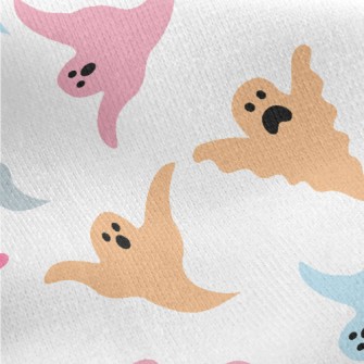 Colorful Ghost That Wants To S Jersey Backed Fleece