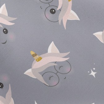 Cute Faceless Unicorn Pongee