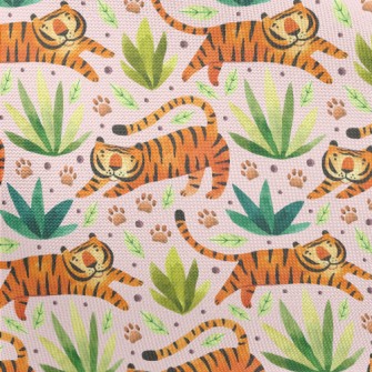Tiger In The Rainforest Pongee