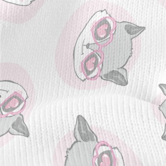 Raccoon Wearing Heart-shaped G Stretch Jersey