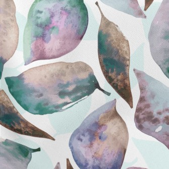 Watercolor Green Background Wi Lightweight Cotton Poplin