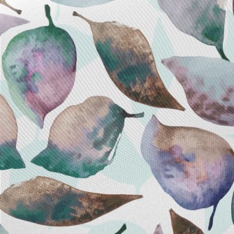 Watercolor Green Background Wi Midweight Cotton Poplin