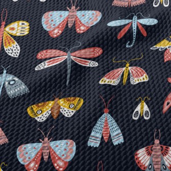 Nordic Style Butterfly Birdseye Piqué