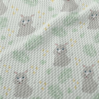 Shiny Rhino Baby Birdseye Piqué