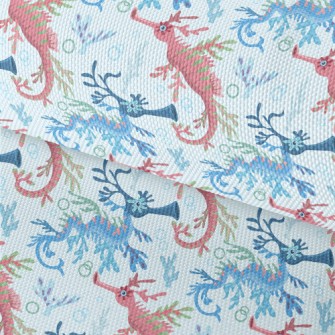 Mysterious Two-colored Sea Dra Waterproof Oxford