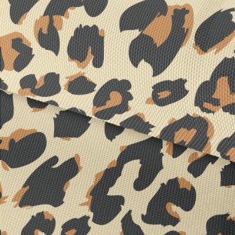Brown Two-tone Leopard Print Waterproof Oxford