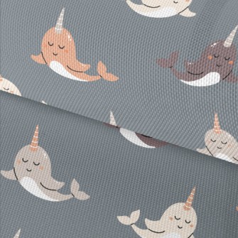 Fascinating Narwhal Waterproof Oxford