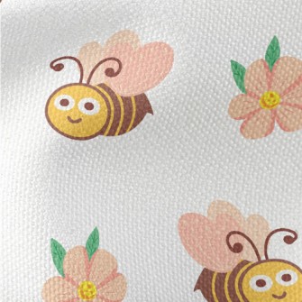 Big-eyed Bee Collecting Honey Waterproof Canvas