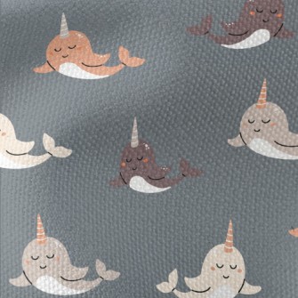 Fascinating Narwhal Waterproof Canvas