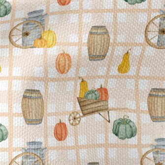 Autumn Farmhouse At Harvest Fe Waterproof Canvas