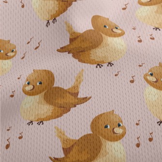 Singing Sparrow Athletic Mesh Flat Back