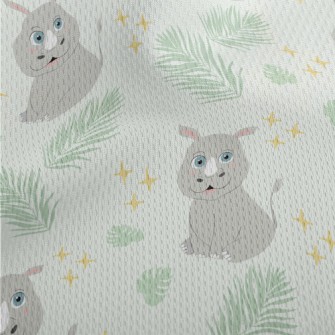 Shiny Rhino Baby Athletic Mesh Flat Back