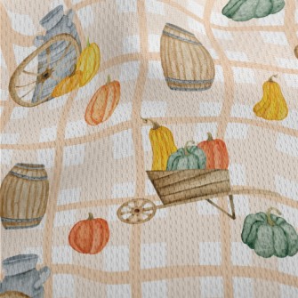 Autumn Farmhouse At Harvest Fe Athletic Mesh Flat Back