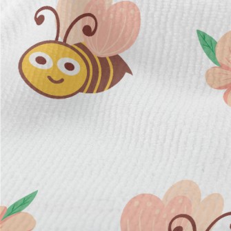 Big-eyed Bee Collecting Honey Terry