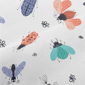 Colorful Playful Beetle Performance Linen
