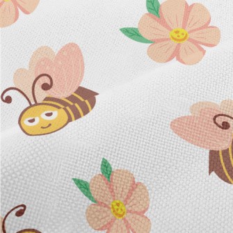 Big-eyed Bee Collecting Honey Performance Linen