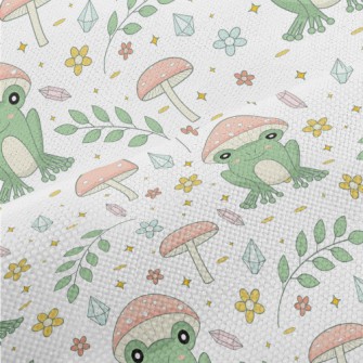 Pastoral Mushroom Frog Performance Linen