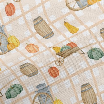 Autumn Farmhouse At Harvest Fe Performance Linen