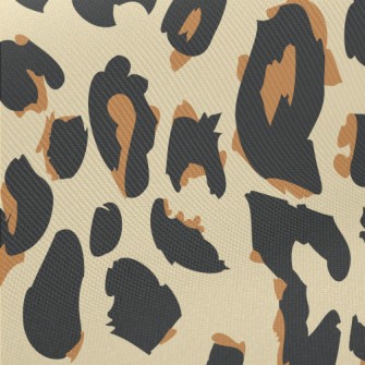 Brown Two-tone Leopard Print Twill