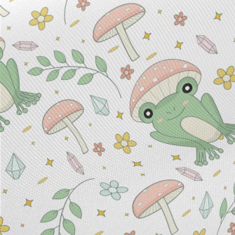 Pastoral Mushroom Frog Twill