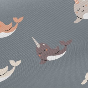 Fascinating Narwhal Twill