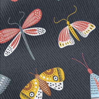 Nordic Style Butterfly Standard Corduroy