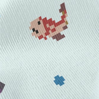 Mosaic Style Small Fish Standard Corduroy