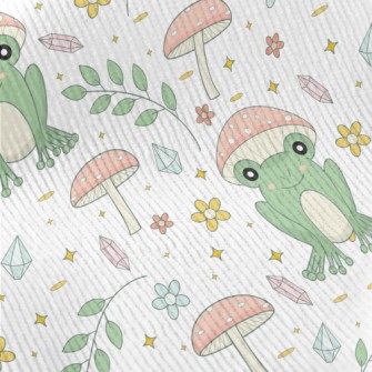 Pastoral Mushroom Frog Standard Corduroy