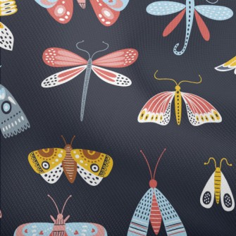 Nordic Style Butterfly Dobby
