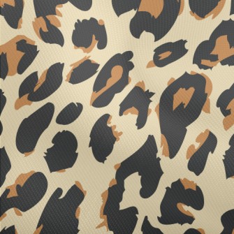 Brown Two-tone Leopard Print Dobby
