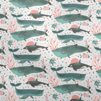 Whale Swimming Underwater Dobby