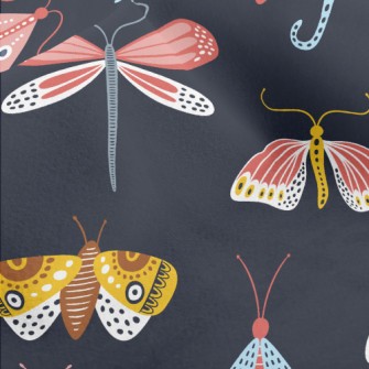 Nordic Style Butterfly Micro Fleece