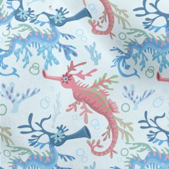 Mysterious Two-colored Sea Dra Micro Fleece