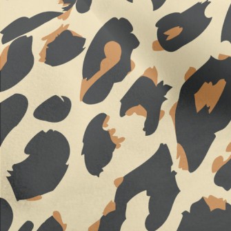 Brown Two-tone Leopard Print Micro Fleece