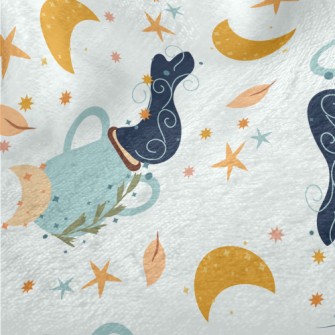 Colorful Abstract Aquarius Minky