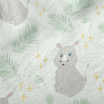 Shiny Rhino Baby Minky