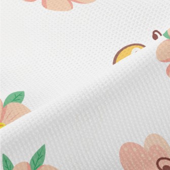 Big-eyed Bee Collecting Honey Piqué