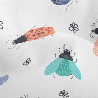 Colorful Playful Beetle Lightweight Performance Linen