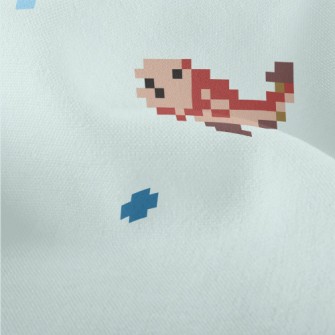 Mosaic Style Small Fish Lightweight Performance Linen