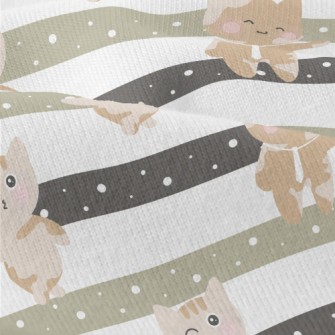 Playful Kitten Going To Work Modern Jersey